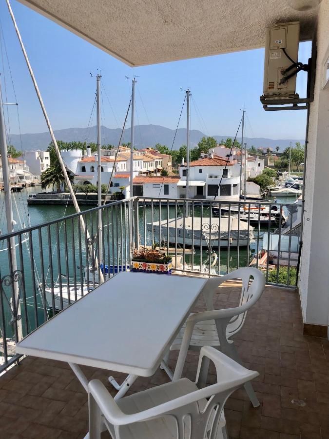 Appartement 80 M2,Port Rhodes D-2 Chambres, Terrasse Panoramique, Vue Sur Le Canal Principal D'Empuriabrava Esterno foto