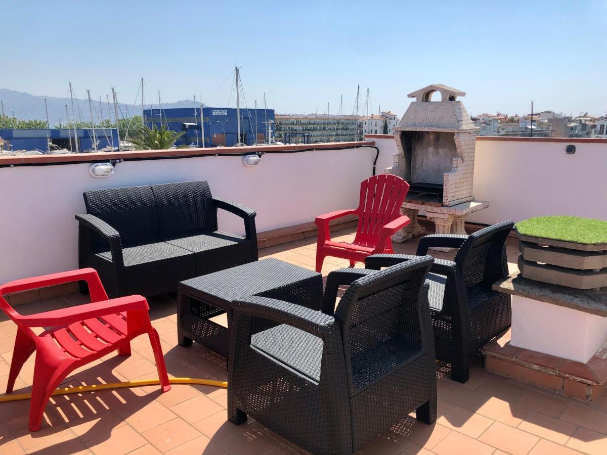 Appartement 80 M2,Port Rhodes D-2 Chambres, Terrasse Panoramique, Vue Sur Le Canal Principal D'Empuriabrava Esterno foto