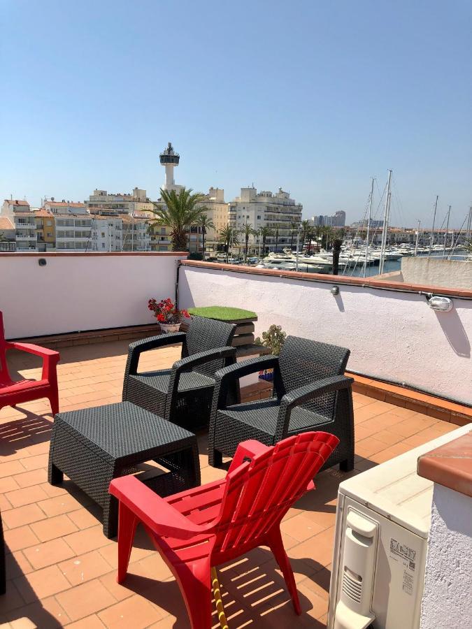 Appartement 80 M2,Port Rhodes D-2 Chambres, Terrasse Panoramique, Vue Sur Le Canal Principal D'Empuriabrava Esterno foto