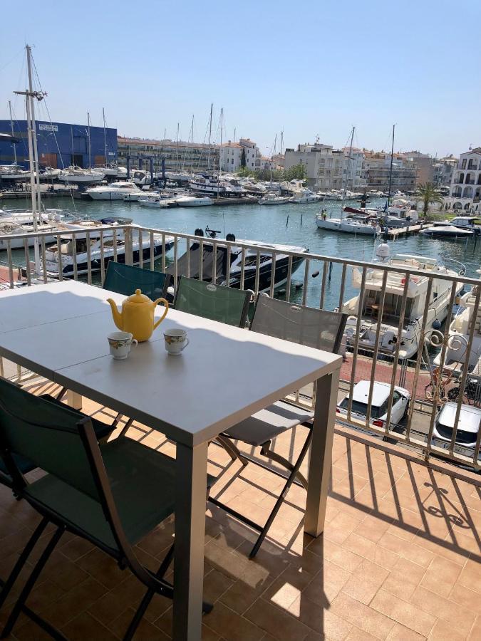 Appartement 80 M2,Port Rhodes D-2 Chambres, Terrasse Panoramique, Vue Sur Le Canal Principal D'Empuriabrava Esterno foto
